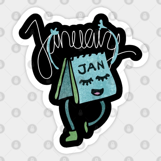 January Sticker by rayanammmar